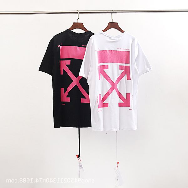 

2021 summer off fashion brand casual cartoon character design loose round neck short sleeve t-shirt, White;black