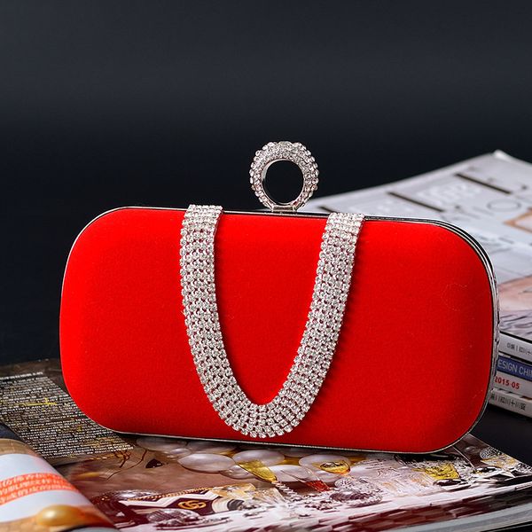 

crystal clutch bag sun flower rhinestones women wedding clutch purse and handbags red black shoulder bags for women 2019 zd1317