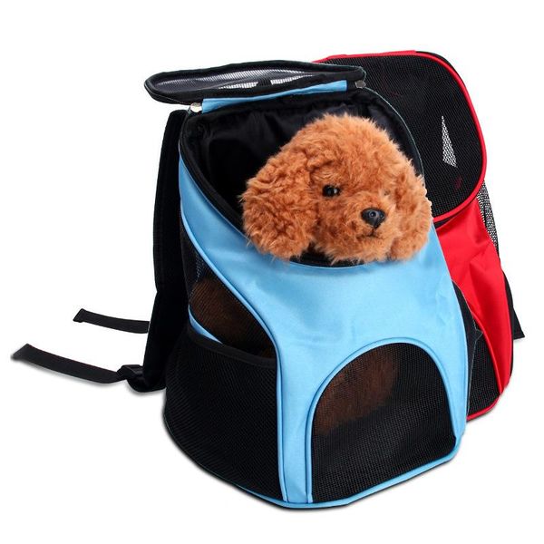 

cat carriers,crates & houses nylon pets backpack small dog puppy carrier bag box breathable double shoulder portable outdoor pet cage
