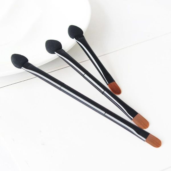 

makeup brushes brush double-ended eyeshadow sponge head cosmetic tools