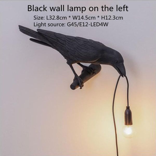 

table lamps little bird lamp lucky italy seletti light led living room bedroom bedside crow home decoration