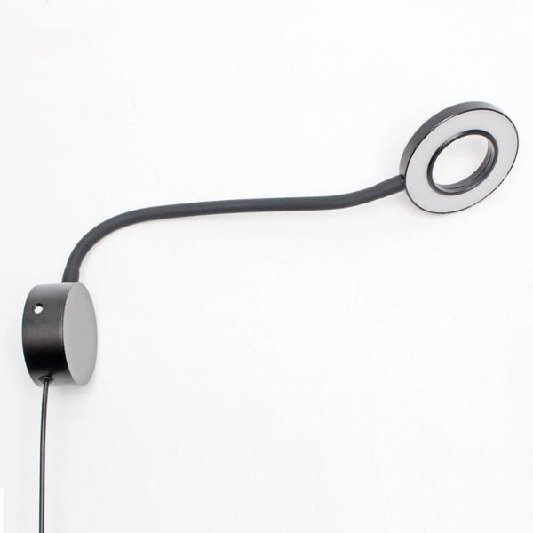 

book lights modern dc 5v led bedside flexible hose 5w dimmable lamp usb plug night light reading study wall mount