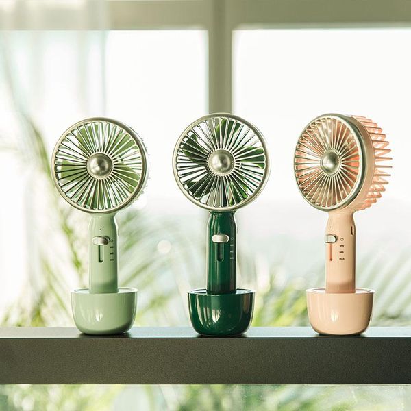 

electric fans retro mini small fan handheld silent deskoutdoor portable radiator