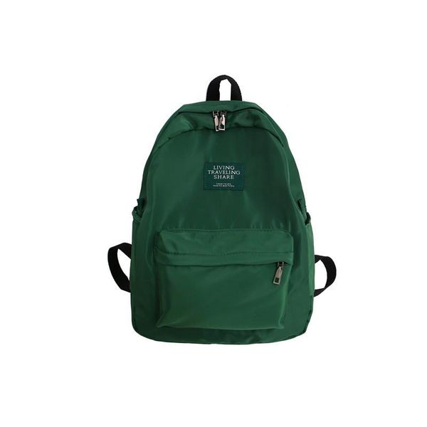 

backpack simple men's nylon student bag tide brand campus wild girls sports bookbag mochila feminina
