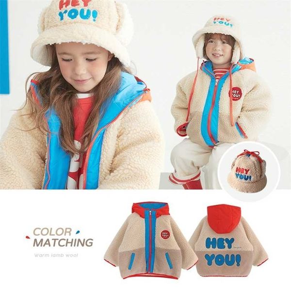 

children's jacket winter girls down cute warm boys clothing 211203, Blue;gray