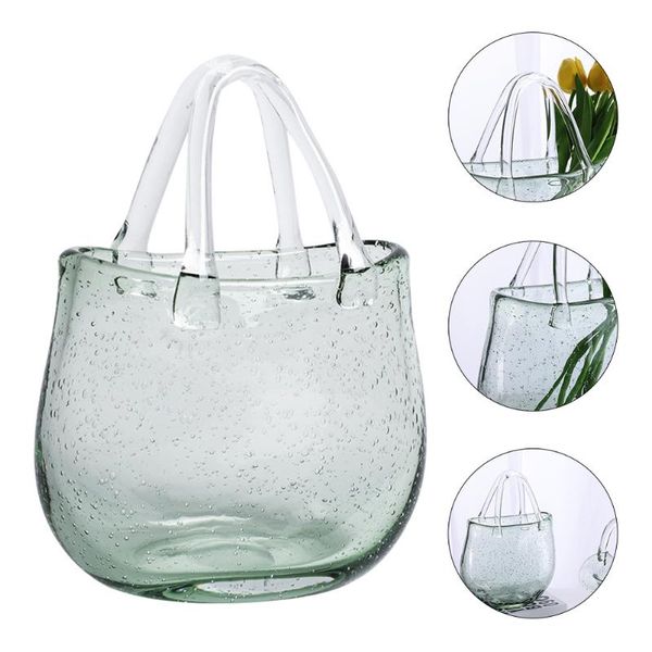 

vases 1pc creative glass bottle ornament flower container holder home decor