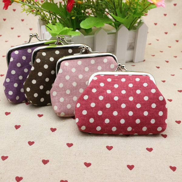 

9*7cm mini buckles canvans cloth bag coin wallet serpentine small purse women gift pouch bisiness gifts girls wholesale children cute pouch, Red;black