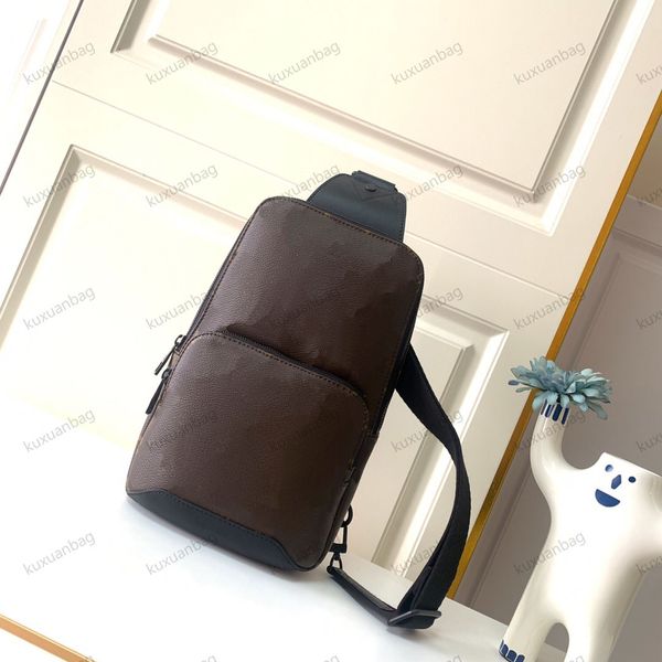 

men's crossbody bag luxury designer messenger bag 2021 leather tote bag delivery sell solid color splice fashion sports style