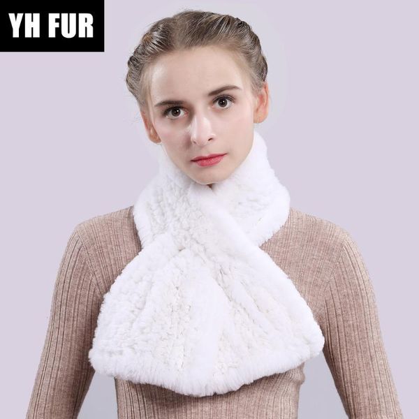 

scarves fashion lady natural rex fur scarf winter warm real women, Blue;gray
