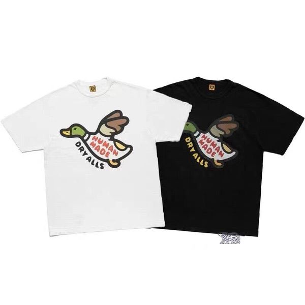 

men's t-shirts t-shirt human made harajuku short sleeve for men women clothing oversized clothes punk streetwear, White;black