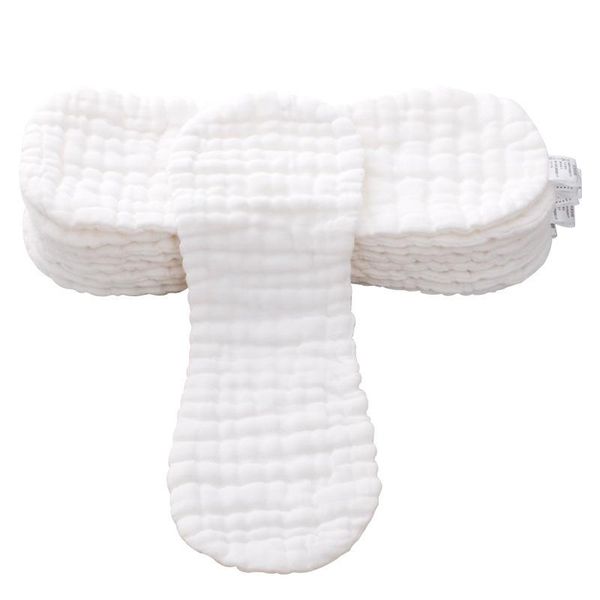 

cloth diapers 5pcs/10pcs reusable baby 12-layer born washable cotton diaper breathable infant nappy inserts