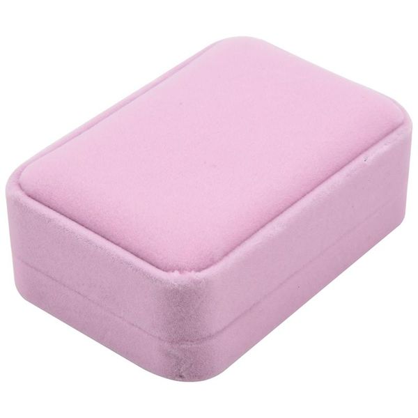 

jewelry pouches, bags velvet presentation gift jewellery ring necklace bracelet display box case (e, pink), Pink;blue