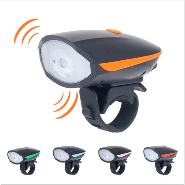 

bicycle bell usb charging bike horn light headlight cycling multifunction ultra bright electric 120db lights