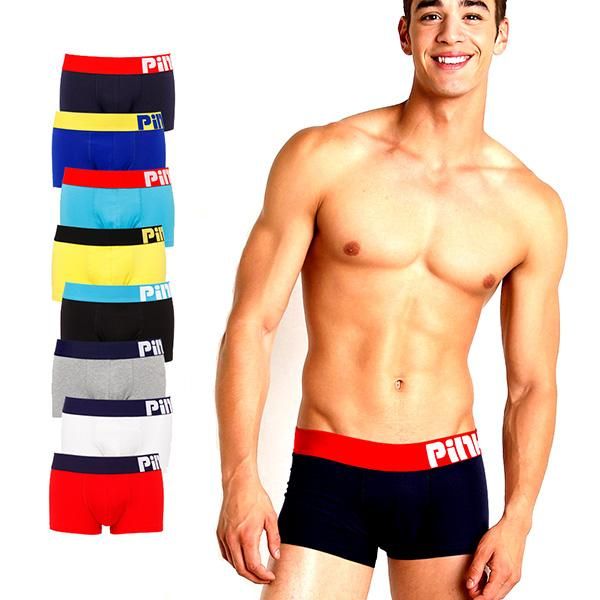 

underpants mens underwear cotton boxer briefsbulge pouch shorts comfortable men's boxers breathable panties, Black;white
