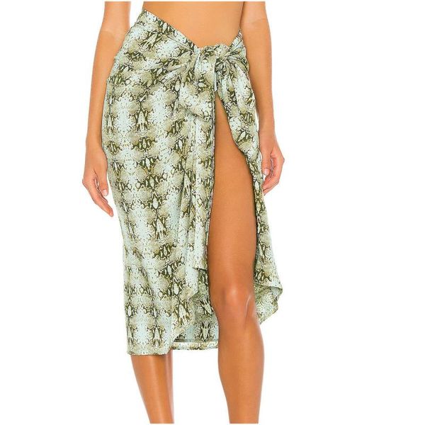 

stripe chiffon bikini cover-ups wrap skirt swimsuit smock women kaftan beachwear cover sides slitp women's swimwear, White;black