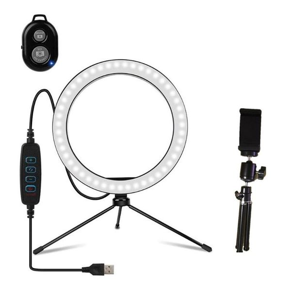 

professional live beautifying light deskmini stand 26cm broadcast fill set circular flash heads