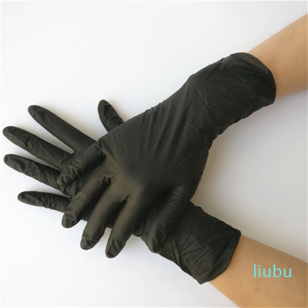 Одноразовые водонепроницаемые перчатки NITRILE 100 Латексные резиновые перчатки латекс для домашней пищевой лабораторной очистки резиновые перчатки S / M / L / XL