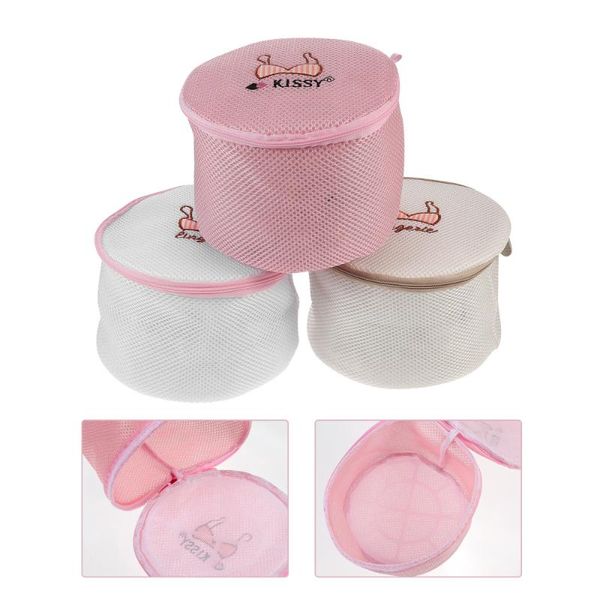 

laundry bags 3pcs underwear washing bag mesh net with zipper travel