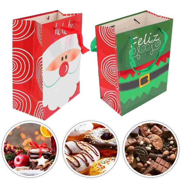 

gift wrap 20pcs party favors paper bags with handle christmas tote