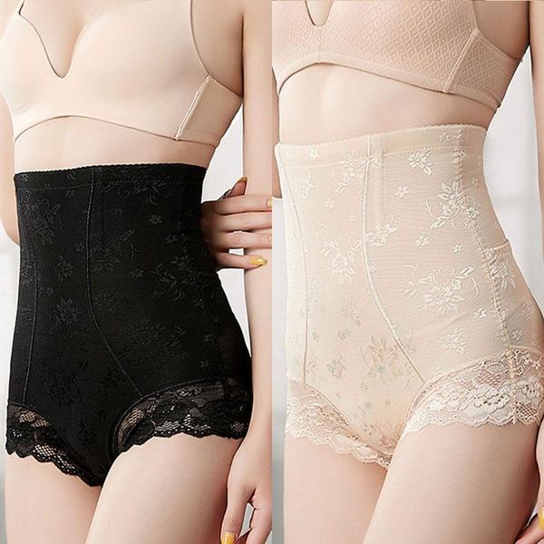 

women's shapers elastic stretch waist band flower comfort underwear postpartum belly maternity bandage breathable pregnant shapewear, Black;white