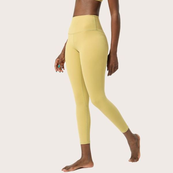 

women's leggings high waist seamless fitness pretty pants for women double side naked feeling sports solid booty lifting clothes plus l, Black