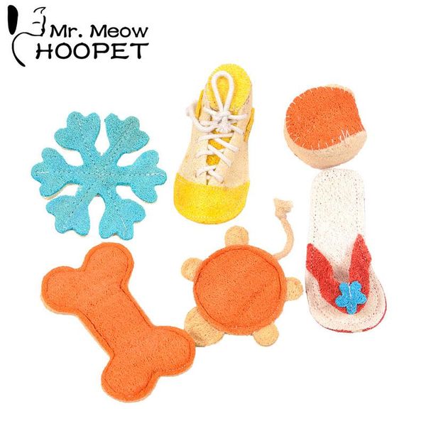 

hoopet funny shoe shape pet cat kitten toy teaser cute simulation bone playing training chew toys