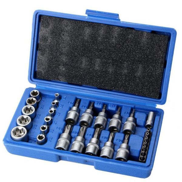 

professional hand tool sets 29pcs chrome vanadium steel safety wrench socket set mechanical repair and auto household hexagon plum blosso