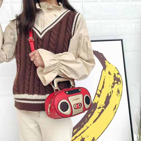 

evening bags fashion women's handbag designer chic shoulder bag luxury pu leather retro rock cross messenger personalized wallet