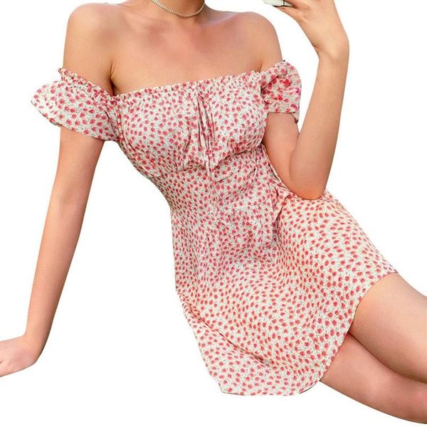 

casual dresses summer ladies dress beach floral retro mini, Black;gray