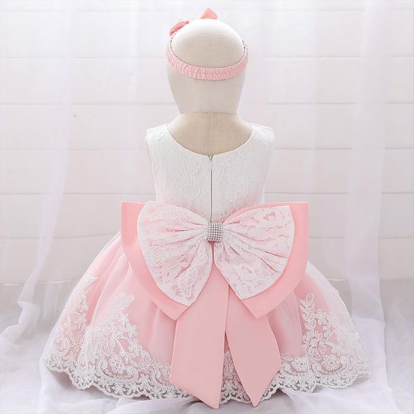 

baby girls christening cotton baptism girl dresses kids birthday princess christmas thanksgiving, Red;yellow