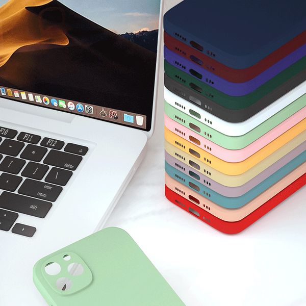 TPU Soft Cases für iPhone 12 11 Pro Max Mini XR Matte Handyhülle Schutzhülle
