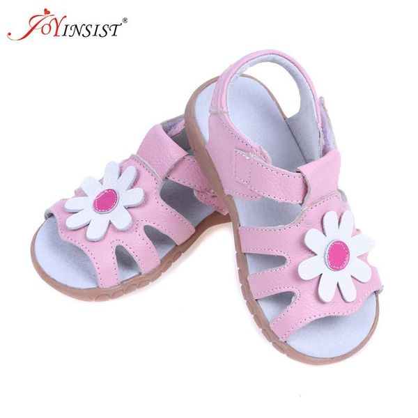 

summer children general leather sandals girls sun flower, Black;red