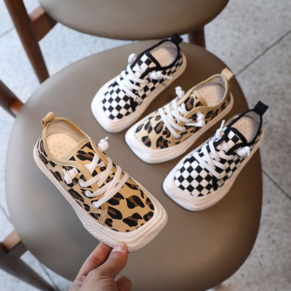 

70% off factory online 2021 new autumn children's shoes boys' checkerboard single girls' one foot pedal baby, Black