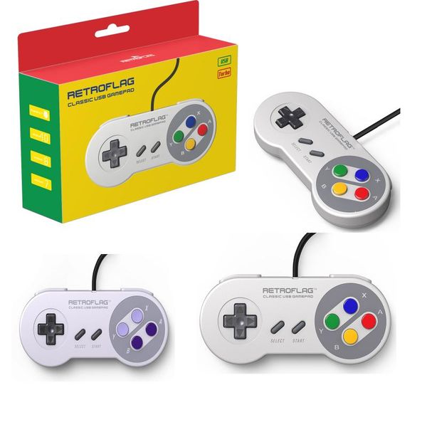 

game controllers & joysticks 1 or 2pcs retroflag superpi wired usb gamepad controller for case-u case-j nespi case raspberry pi