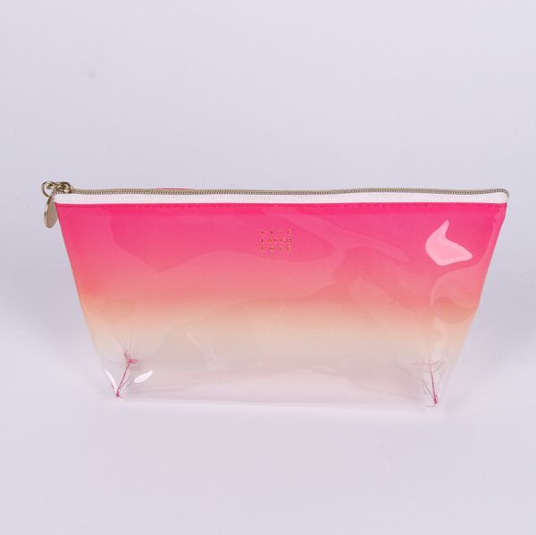 

2020 new portable messenger bag trend color 75 contrast mini shell transparent beach color jelly bag25, Red;black