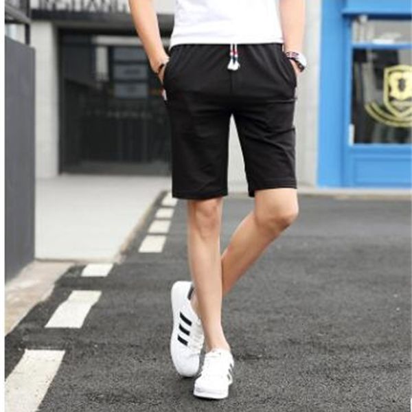 

summer thin casual sport men's knitted mid korean version slim, Black;gray