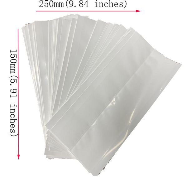 

white shrink film sublimation wrap heat sleeve bags for blanks and tumbler window stickers