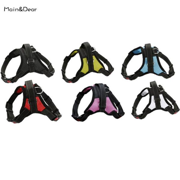 

dog collars & leashes chest-back pet for large and medium-sized dogs breathable use in summer