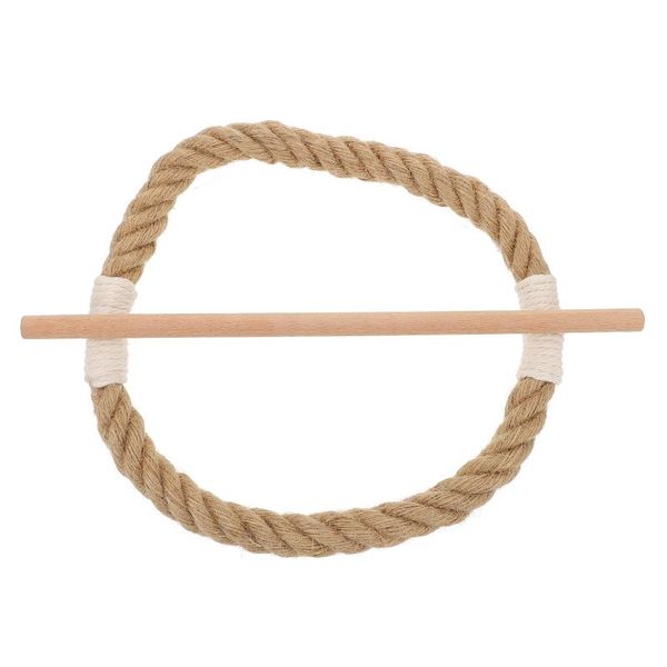 

curtain & drapes 1pc buckle decorative fixing tool (wood color)