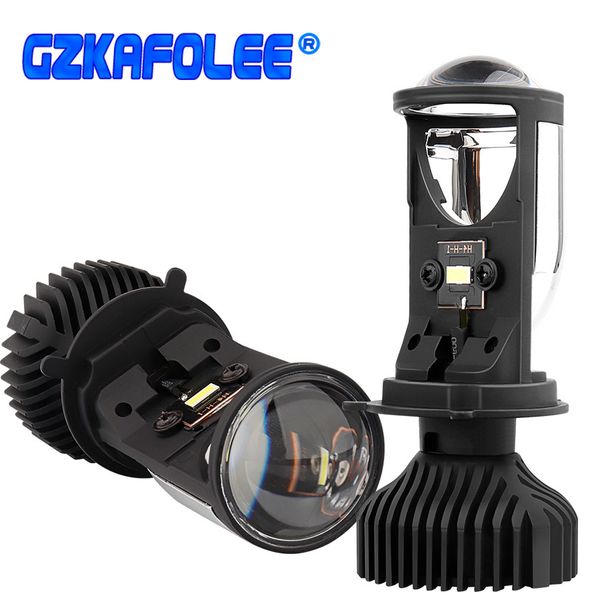 Canbus 90 W/Paar Lampe H4 LED Mini Projektor Objektiv Automobles Glühbirne 20000 LM Conversion Kit Hi/Lo Beam Scheinwerfer 12 V/24 V RHD LHD