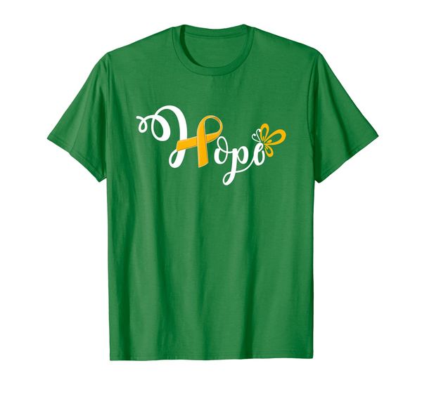 

Hope Appendix Cancer Butterfly Ribbon Cancer gifts T-Shirt, Mainly pictures