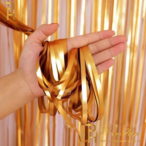 

party decoration matte birthday backdrop foil tassel fringe curtain kids po booth baby shower wedding drape