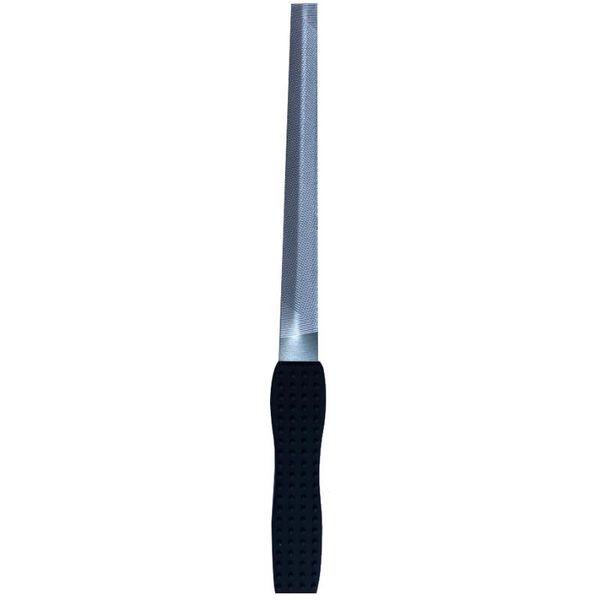 

nail files 1pcs file stainless steel manicure pedicure tool double-sided with silicone handle art