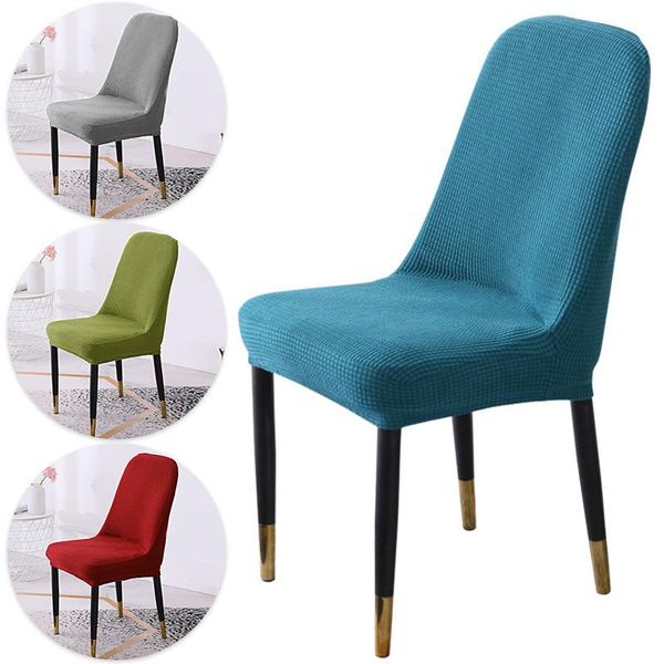 

chair covers 1pcs home furnishing modern simple thickened polar fleece one-piece elastic curved cover cushion s7