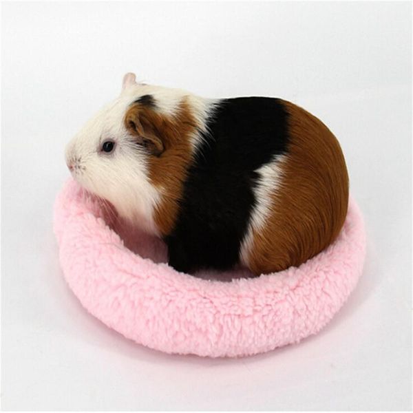 

hamster nest pad velvet warm pet cushion hedgehog chinchilla for rodent/guinea pig/rat/hedgehog pink colors s supplie small animal su suppli