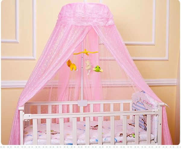 

mosquito net baby crib netting canopy bed breathable insect for round dome