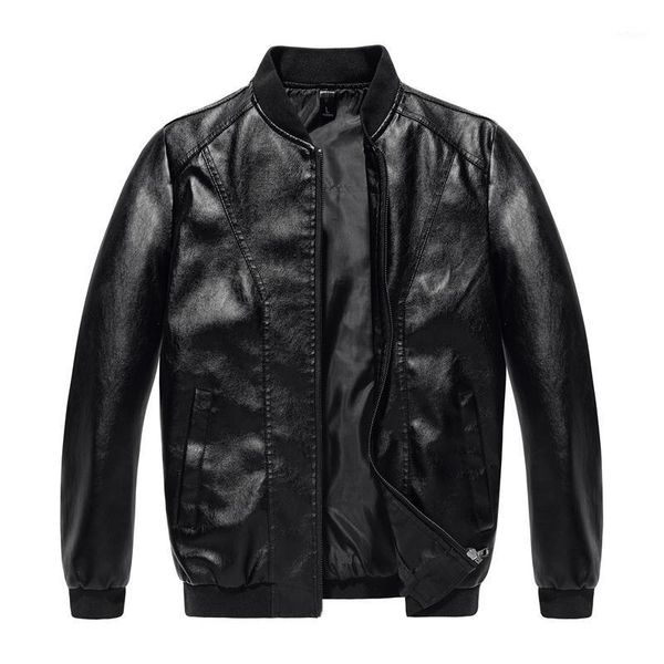 

men's jackets winter mens leather jacket men keep warm fashion motorcycle pu cool zipper pockets coats clothing, Black;brown