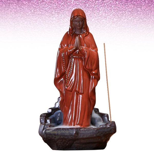 

fragrance lamps 1pc ceramic reverse flow censer decor creative goddess furnace chic reflux smoke aroma stove delicate incen