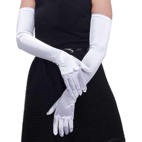 

party hats ladies long finger gloves elegant fancy dress evening wedding