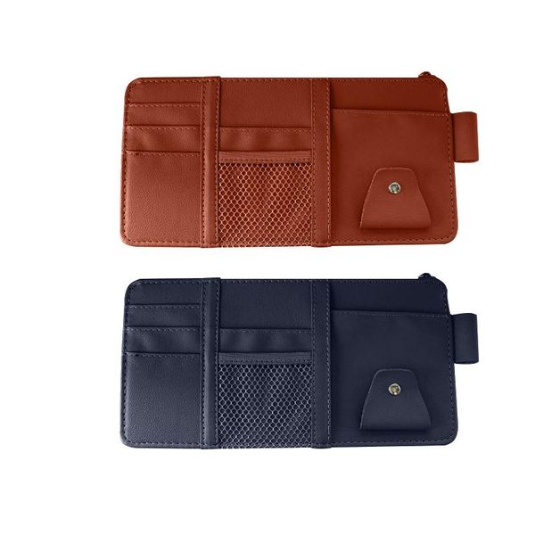 

storage bags car auto sun visor point pocket organizer pouch bag card glasses holder car-styling ic sunshade